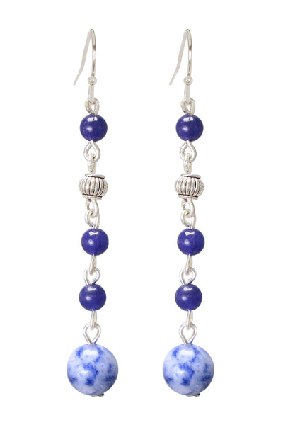 Lapis Dangle Earrings - SF