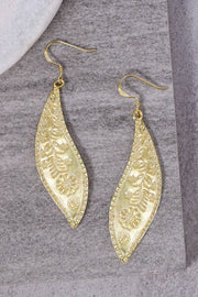 Floral Drop Earrings - GF