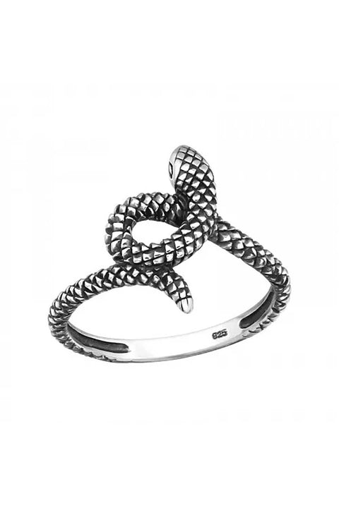 Sterling Silver Snake Ring - SS