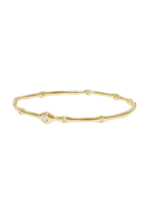 Aurora CZ Bangle Bracelet - GF