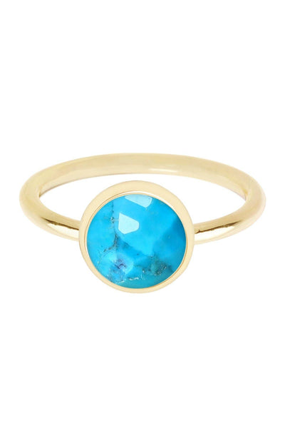 Turquoise Cab Ring - GF