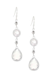 Moonstone Crystal Zana Earrings - SF