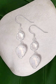 Moonstone Crystal Rosalie Earrings - SF