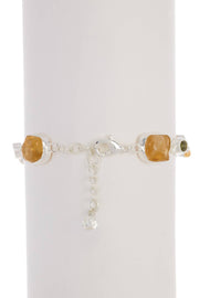 Citrine & CZ Link Bracelet - SF