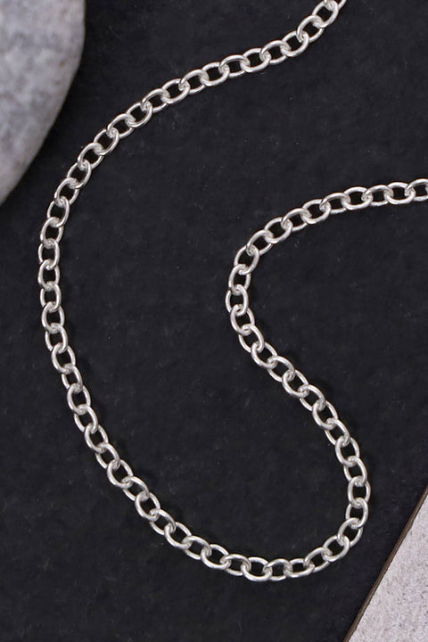 Silver Plated 2mm Cable Chain - SP