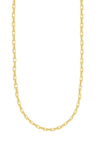 14k Gold Plated 1mm Cable Chain - GP