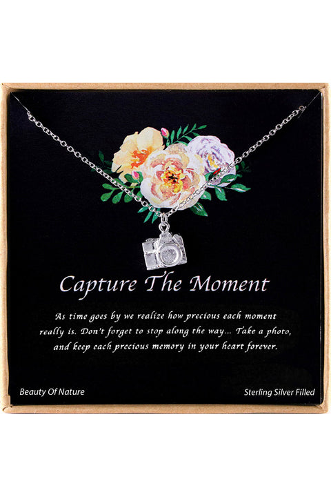 'Capture The Moment' Boxed Charm Necklace - SF