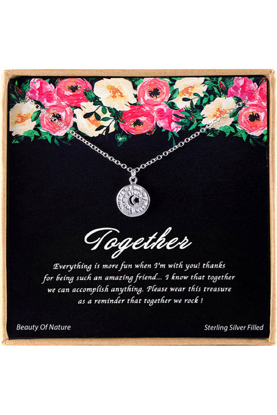 'Together' Boxed Charm Necklace - SF