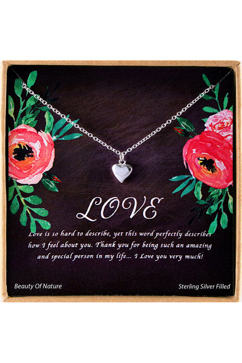 'Love' Boxed Charm Necklace - SF