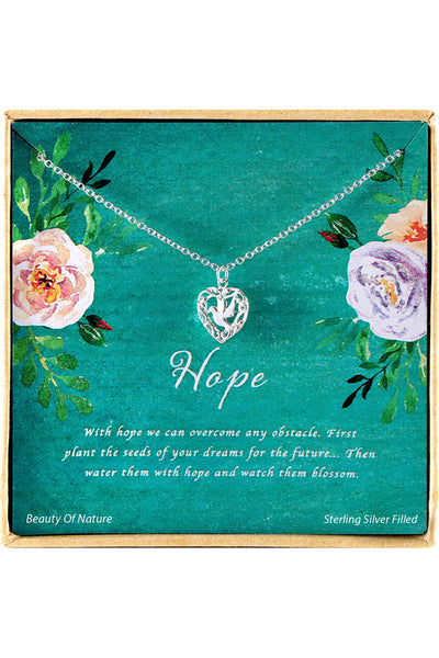 'Hope' Boxed Charm Necklace - SF