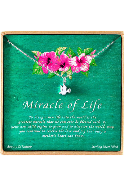 'Miracle Of Life' Boxed Charm Necklace - SF