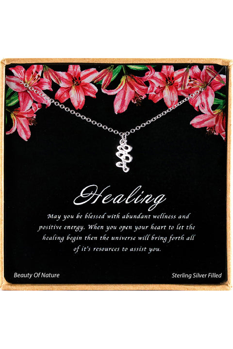 'Healing' Boxed Charm Necklace - SF