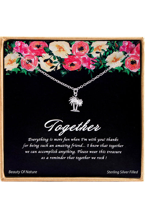 'Together' Boxed Charm Necklace - SF