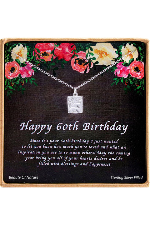 'Happy Birthday' Boxed Charm Necklace - SF