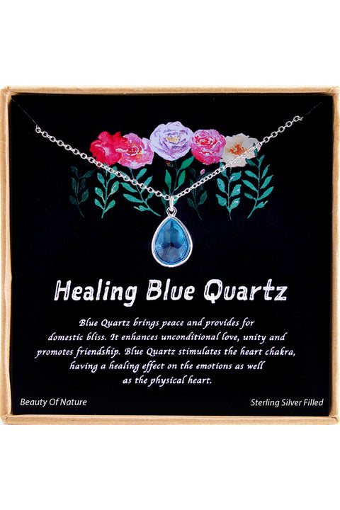 'Healing Gemstone' Boxed Charm Necklace - SF