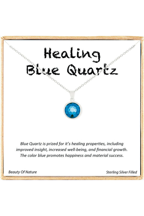 'Healing Gemstone' Boxed Charm Necklace - SF