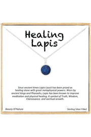 'Healing Gemstone' Boxed Charm Necklace - SF