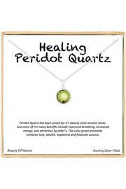 'Healing Gemstone' Boxed Charm Necklace - SF