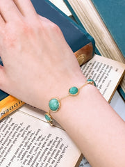 Amazonite Station Bracelet - GF