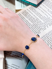 Lapis Station Bracelet - GF