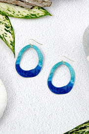 Natural Patina Freeform Earrings - BR