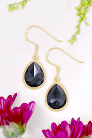 Hematite Teardrop Earrings - GF