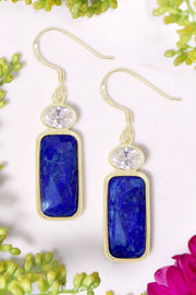 Lapis Drop Earrings - GF