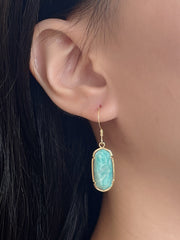 Amazonite Casey Drop Earrings - GF