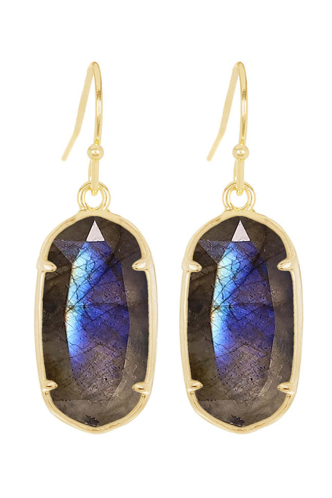 Labradorite Casey Drop Earrings - GF