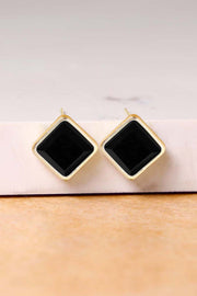 Black Onyx Rachel Post Earrings - GF