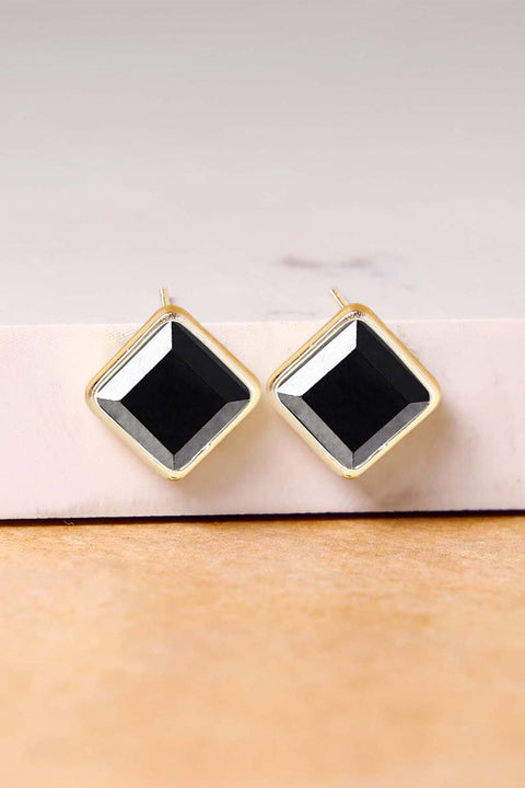 Hematite Rachel Post Earrings - GF