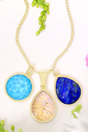 Mixed Gemstone Selena Necklace - GF