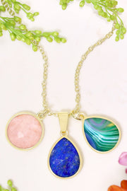 Mixed Gemstone Selena Necklace - GF