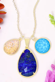 Mixed Gemstone Georgia Necklace - GF