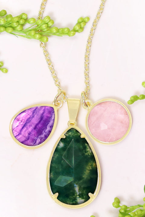 Mixed Gemstone Georgia Necklace - GF