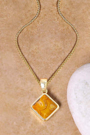 Crazy Lace Agate Rachel Pendant Necklace - GF