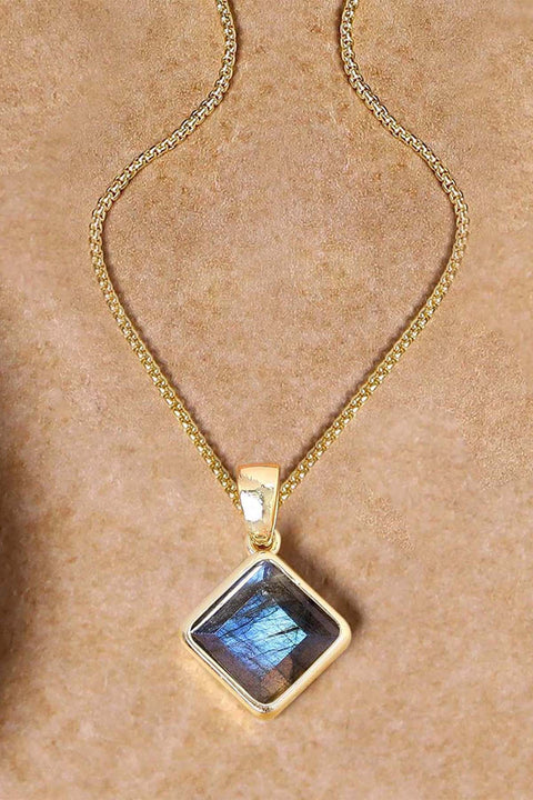 Labradorite Rachel Pendant Necklace - GF