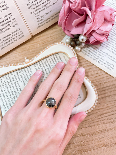 Hematite Lollipop Ring - GF