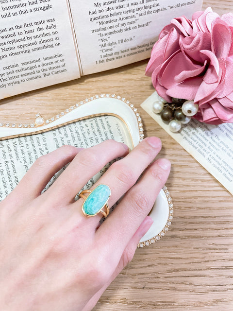 Amazonite Casey Ring - GF