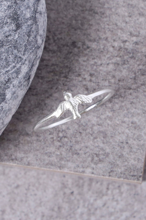 Sterling Silver Swallow Ring - SS