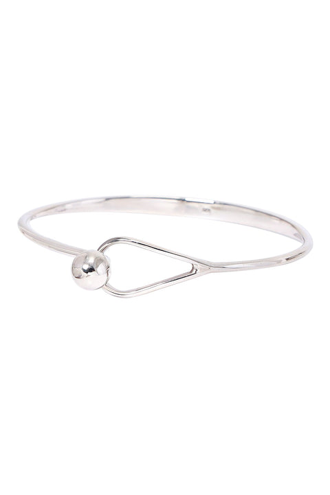 Sterling Silver Handmade Bangle Bracelet - SS