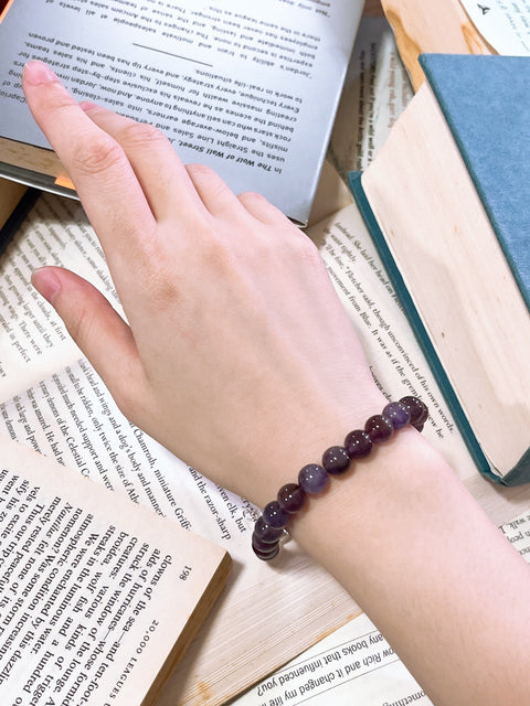 Amethyst Beaded Bracelet - SF