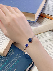 Lapis Orbit Cuff Bracelet - SF