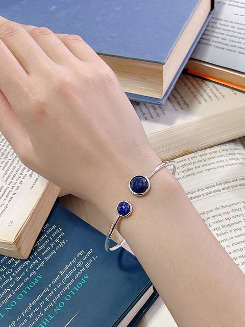 Lapis Orbit Cuff Bracelet - SF