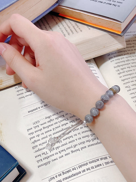 Labradorite Beaded Slider Bracelet - SF