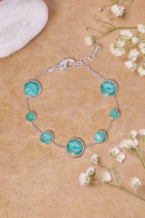 Amazonite Station Bracelet - SF