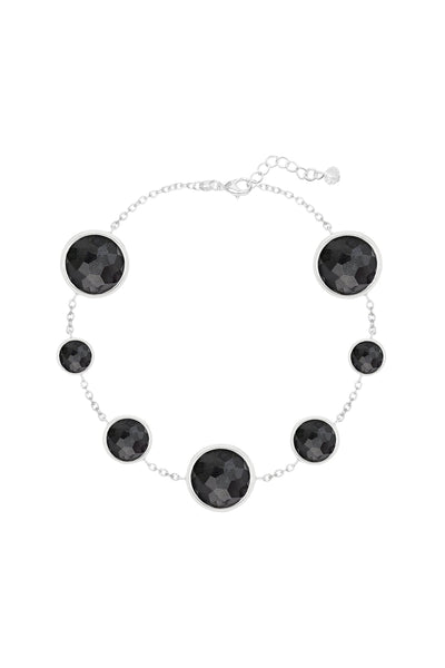 Hematite Station Bracelet - SF