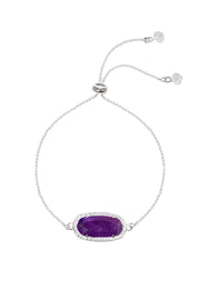 Amethyst Slider Bracelet - SF