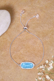 Turquoise Quartz Slider Bracelet - SF