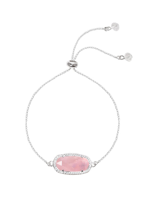 Rose Quartz Slider Bracelet - SF